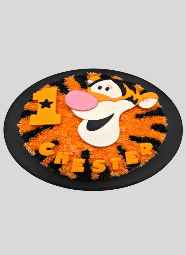 Admirable Tigger Cake Design
