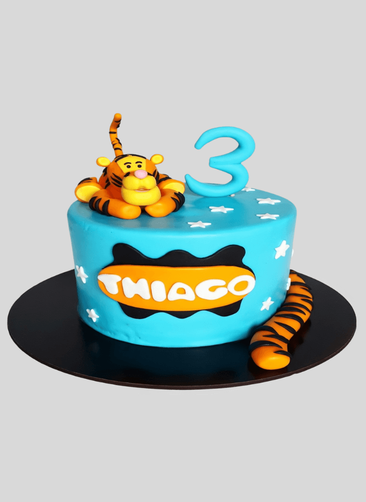 Delicate Tigger Cake
