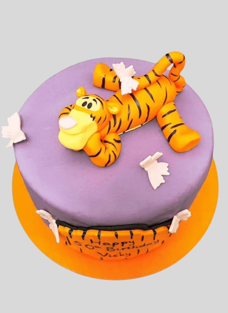 Fascinating Tigger Cake