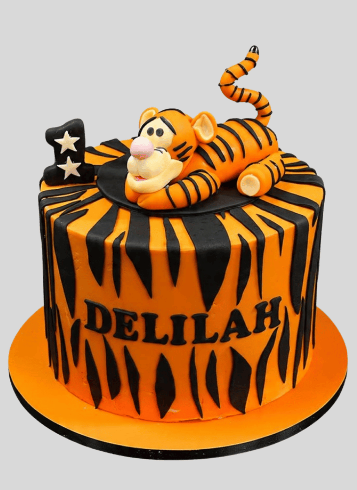 Gorgeous Tigger Cake
