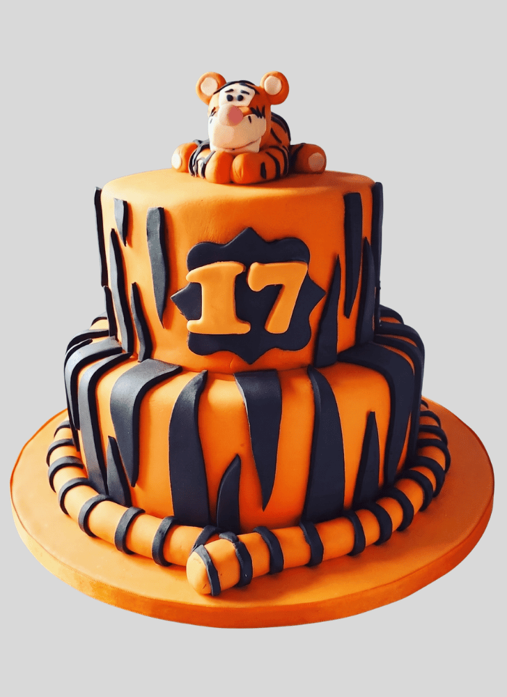 Ideal Tigger Cake