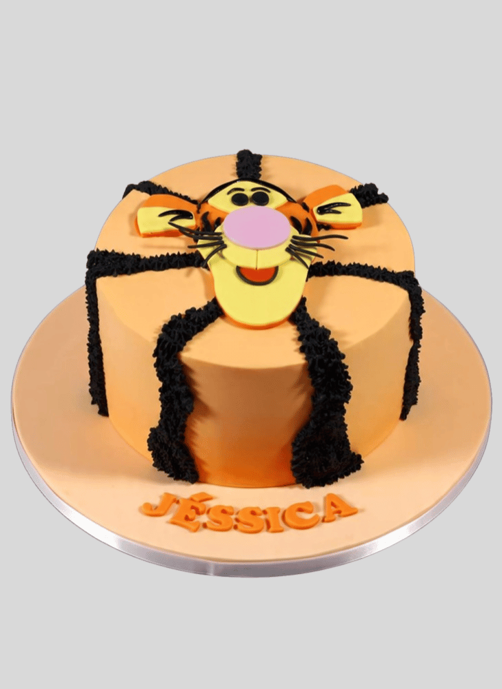 Wonderful Tigger Cake Design