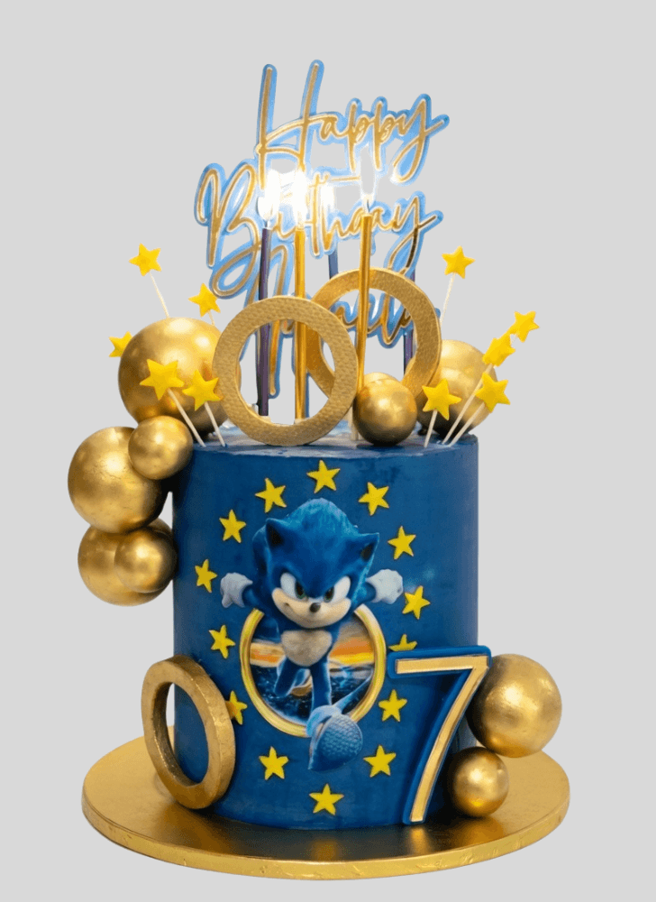 Captivating Blue Cake