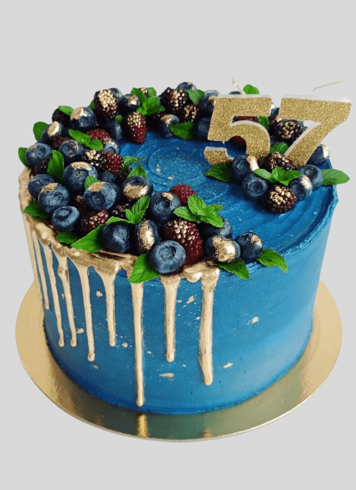 Excellent Blue Cake