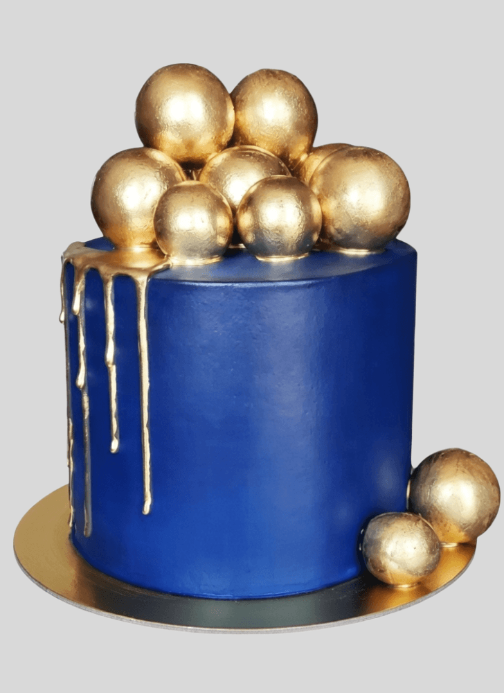 Fascinating Blue Cake