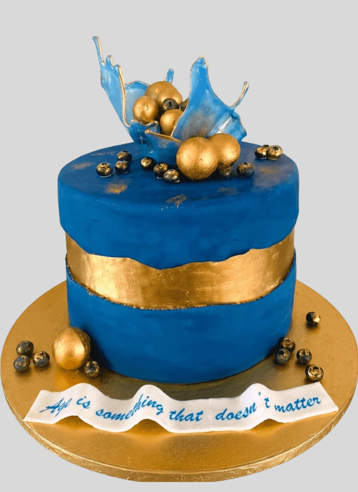 Good Looking Blue Cake
