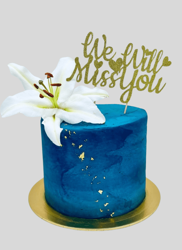 Handsome Blue Cake