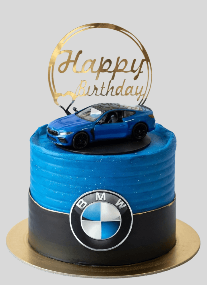 Pretty Blue Cake