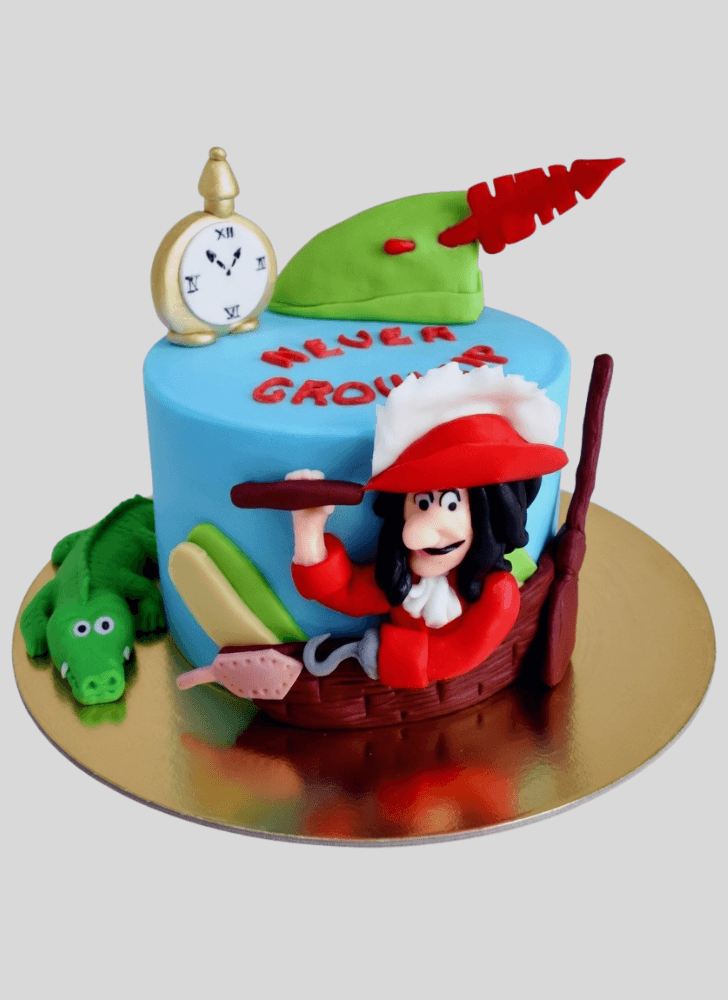 Lovely Captain Hook Cake Design