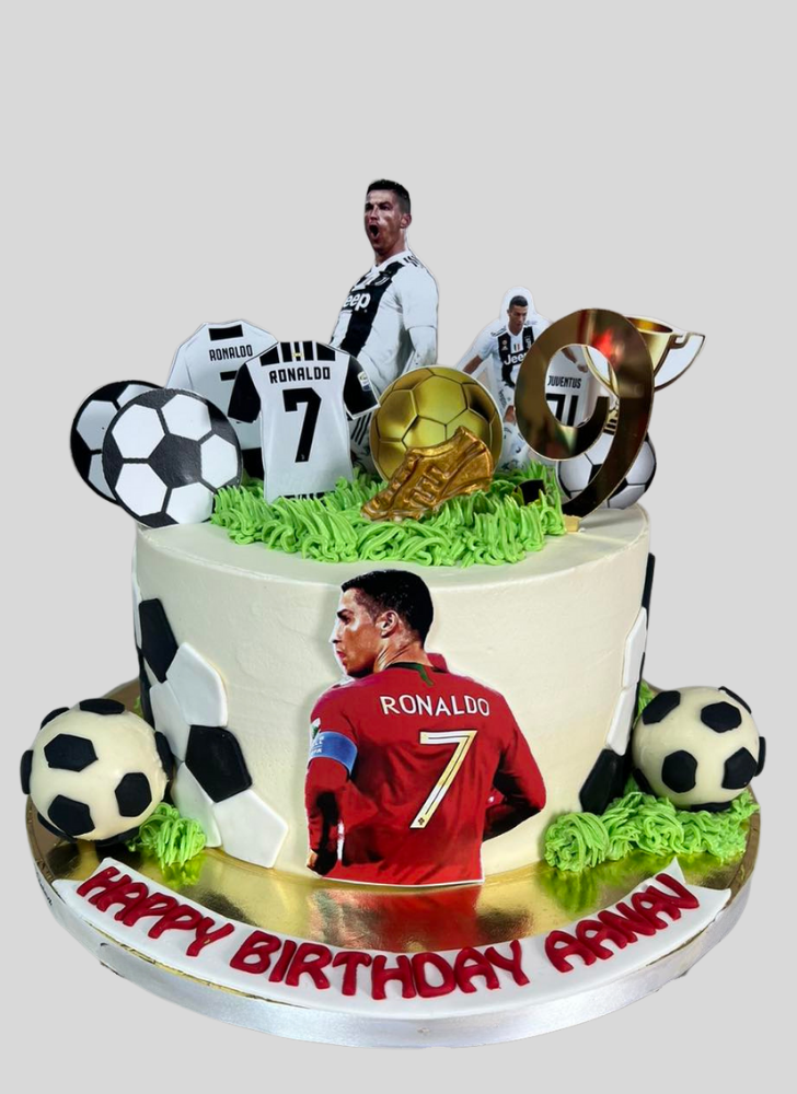 Lovely Cristiano Ronaldo Cake Design