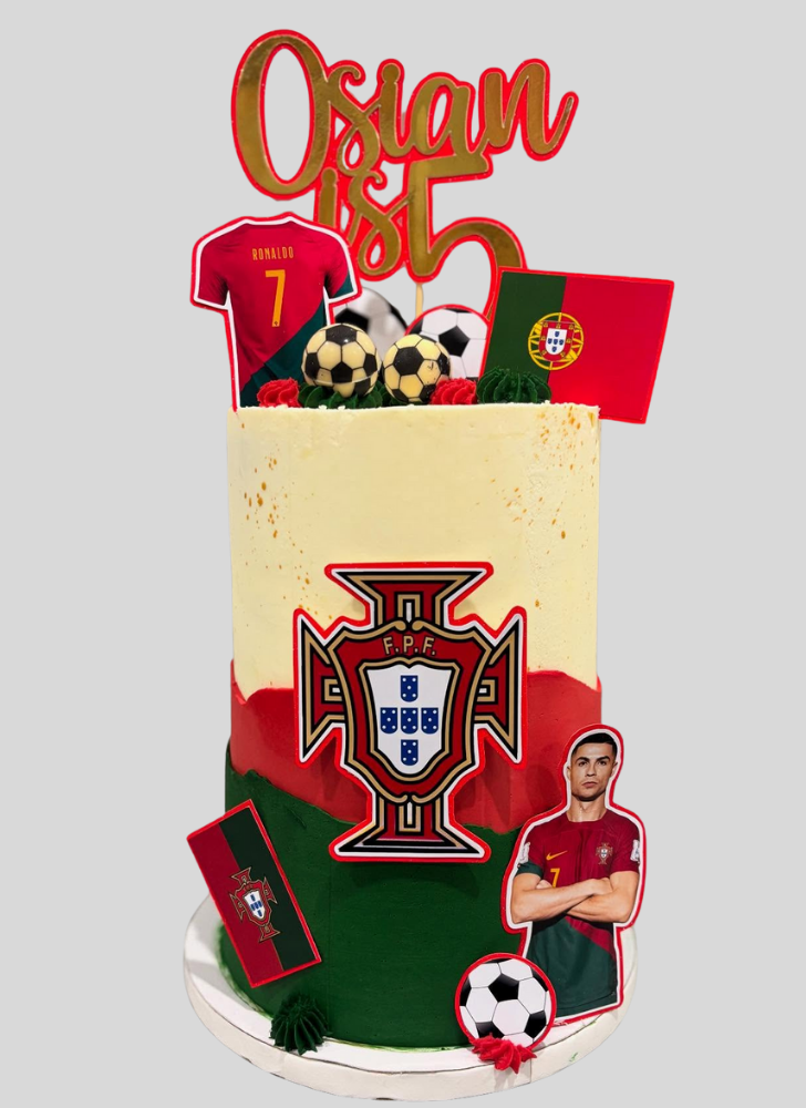 Wonderful Cristiano Ronaldo Cake Design