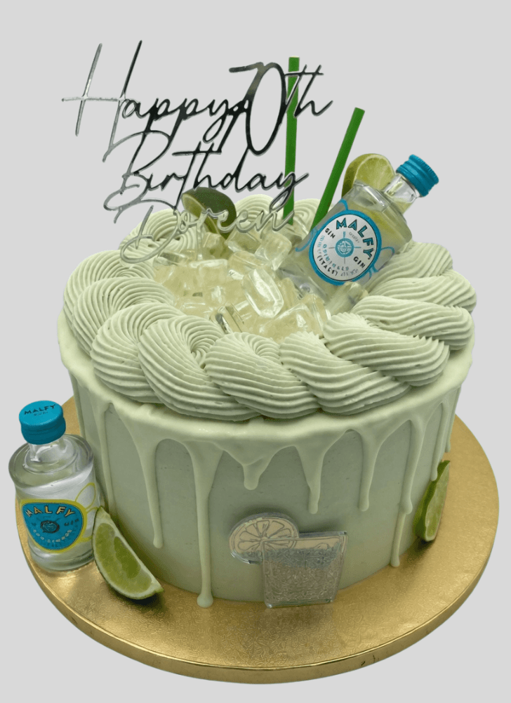 Alluring Gin And Tonic Cake