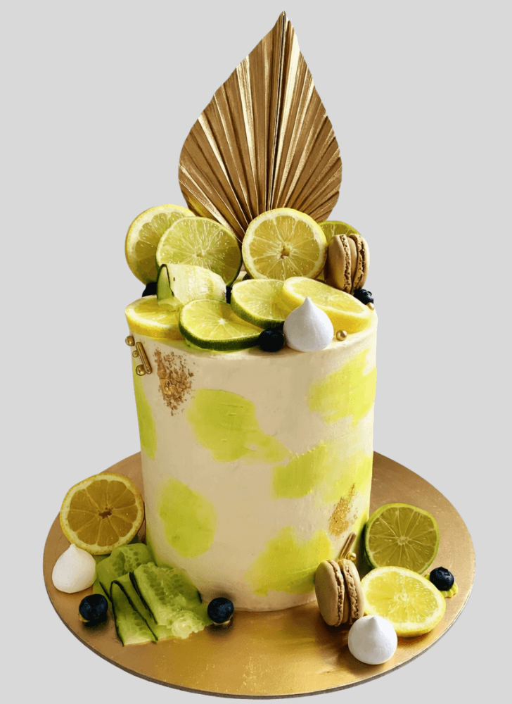 Appealing Gin And Tonic Cake