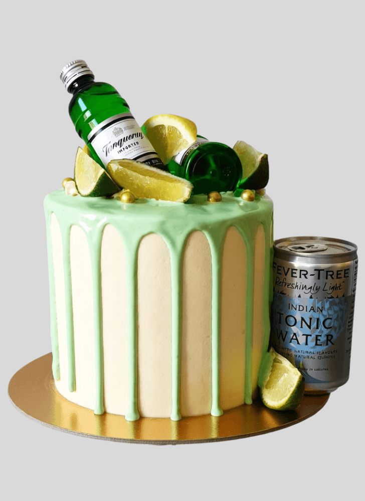Captivating Gin And Tonic Cake