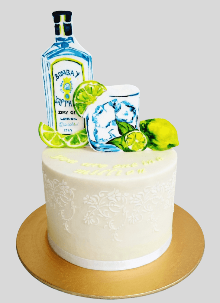 Charming Gin And Tonic Cake