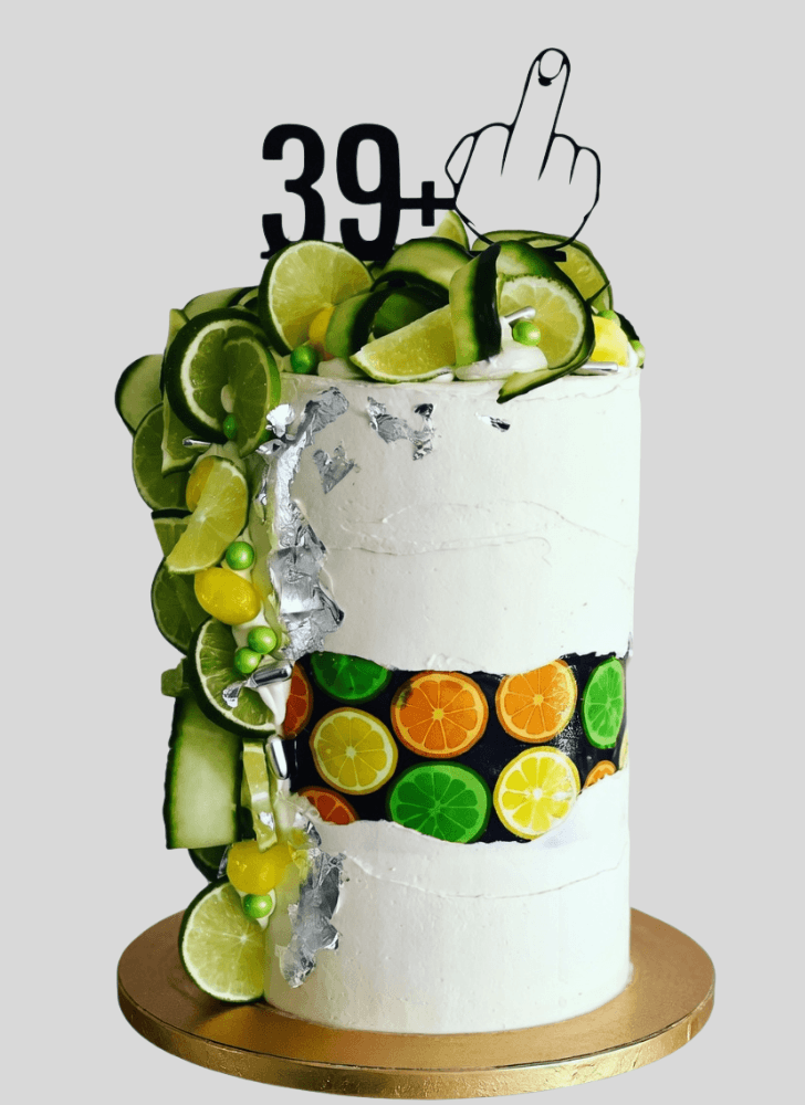 Dazzling Gin And Tonic Cake