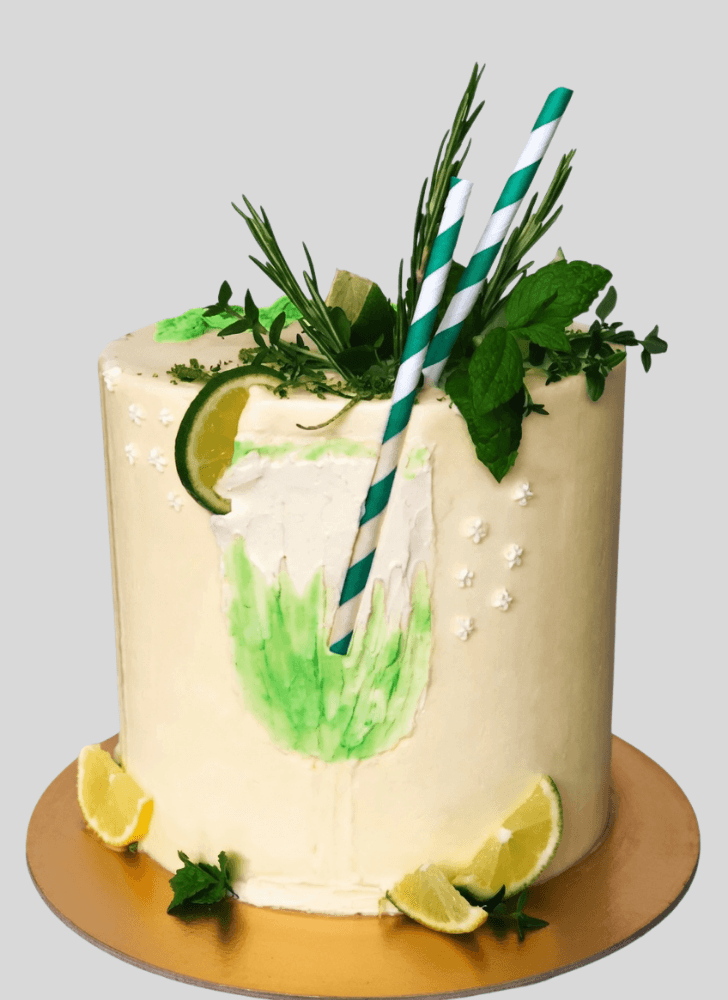 Elegant Gin And Tonic Cake