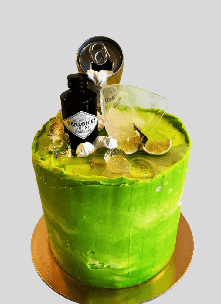 Gorgeous Gin And Tonic Cake