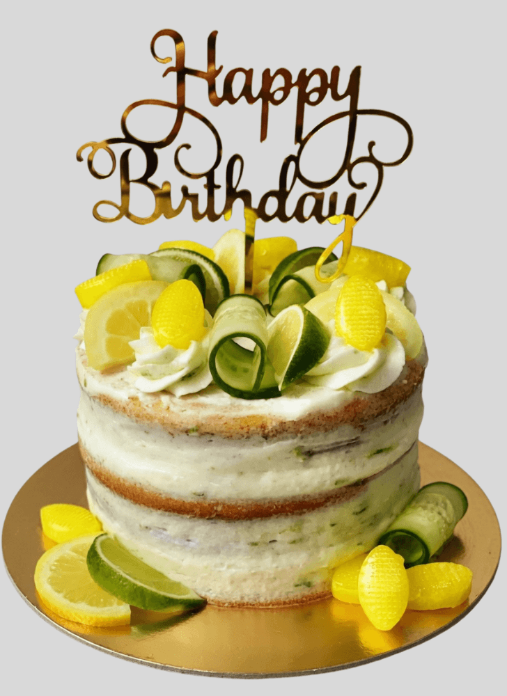 Ideal Gin And Tonic Cake