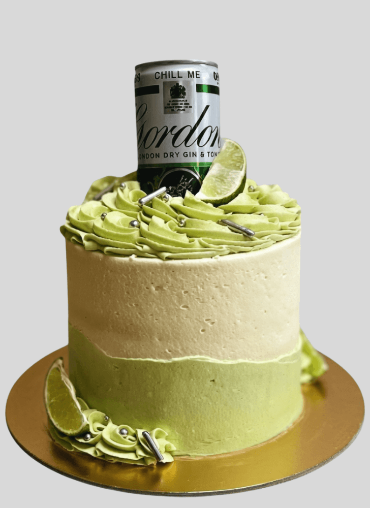 Lovely Gin And Tonic Cake Design