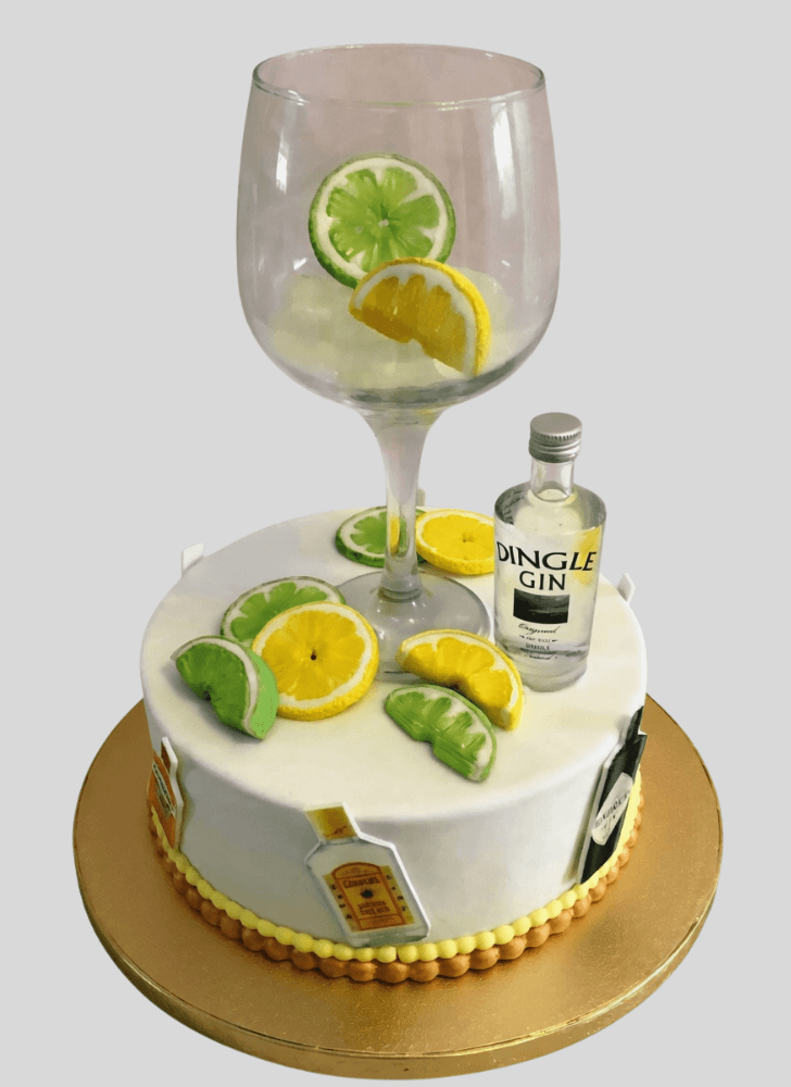 Mesmeric Gin And Tonic Cake
