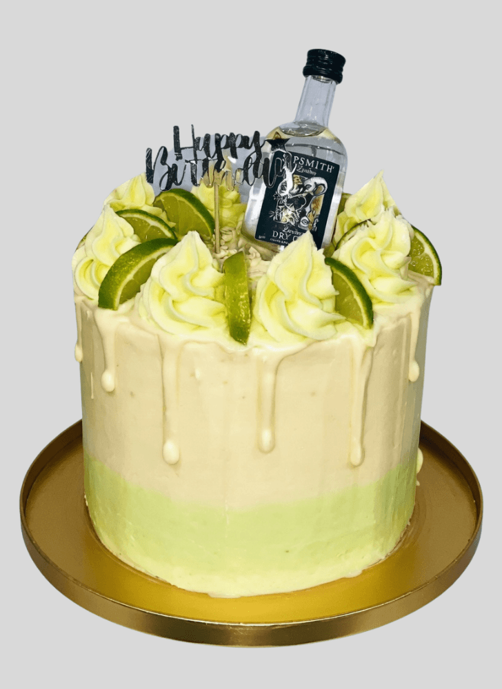 Wonderful Gin And Tonic Cake Design