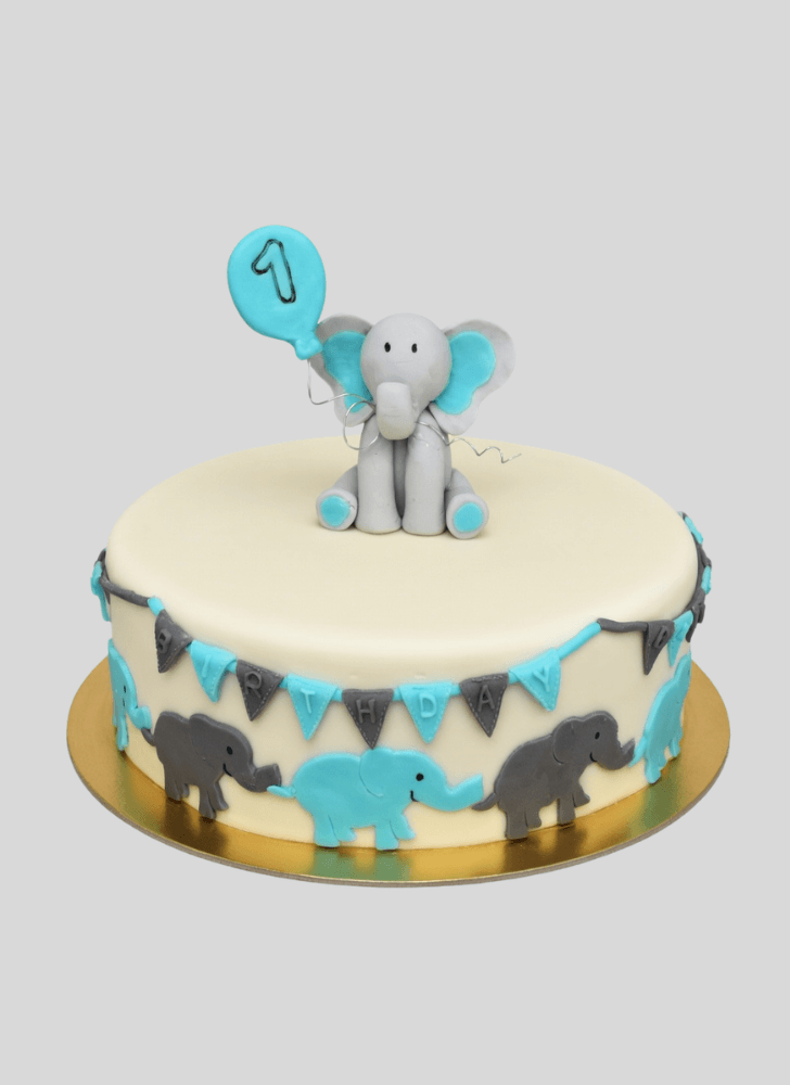 Shapely Heffalump Cake