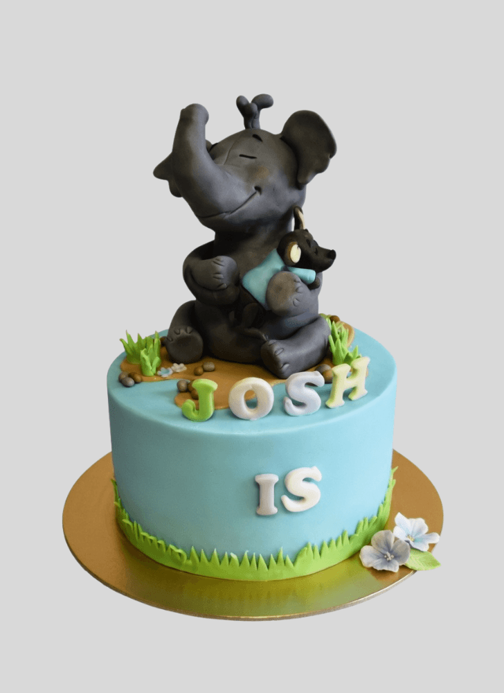 Slightly Heffalump Cake