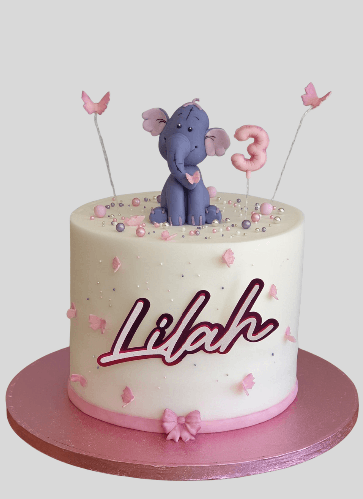 Wonderful Heffalump Cake Design