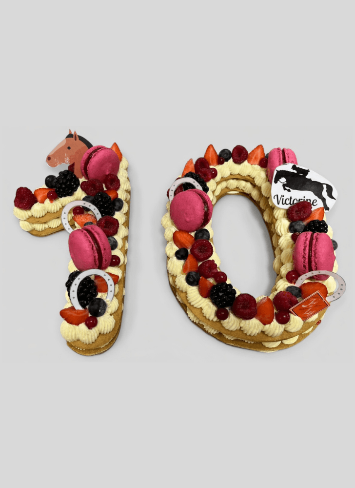Dazzling Number Cake
