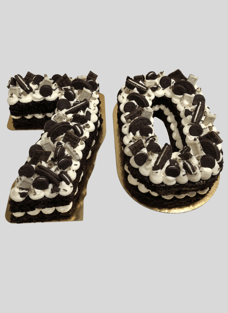 Handsome Number  Cake