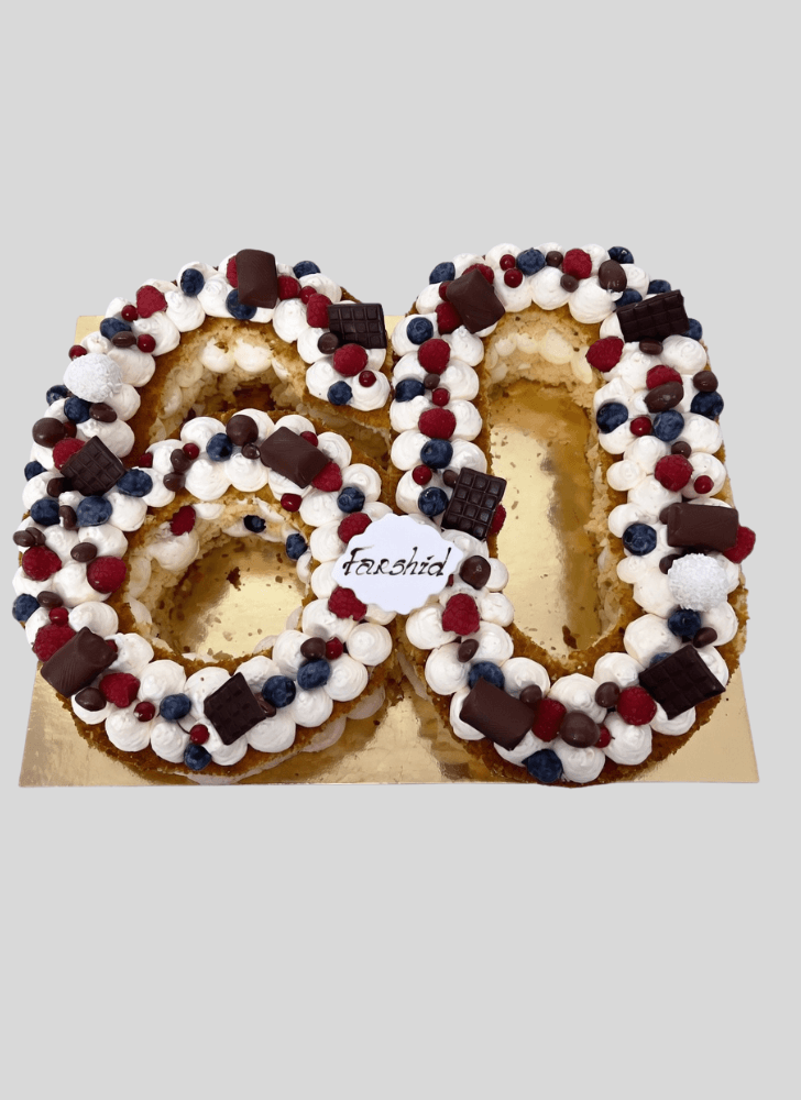 Inviting Number Cake