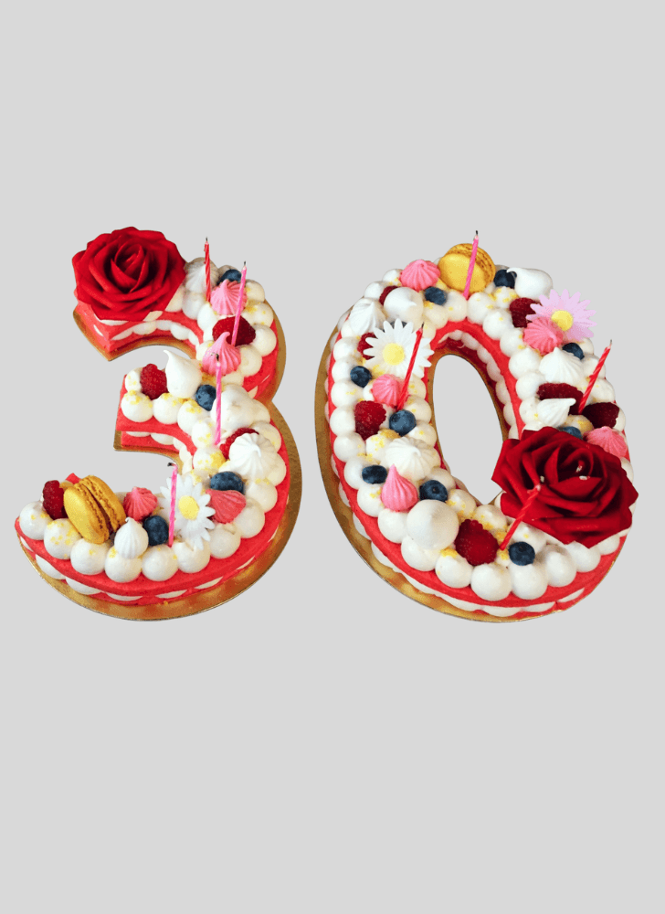 Pleasing Number Cake