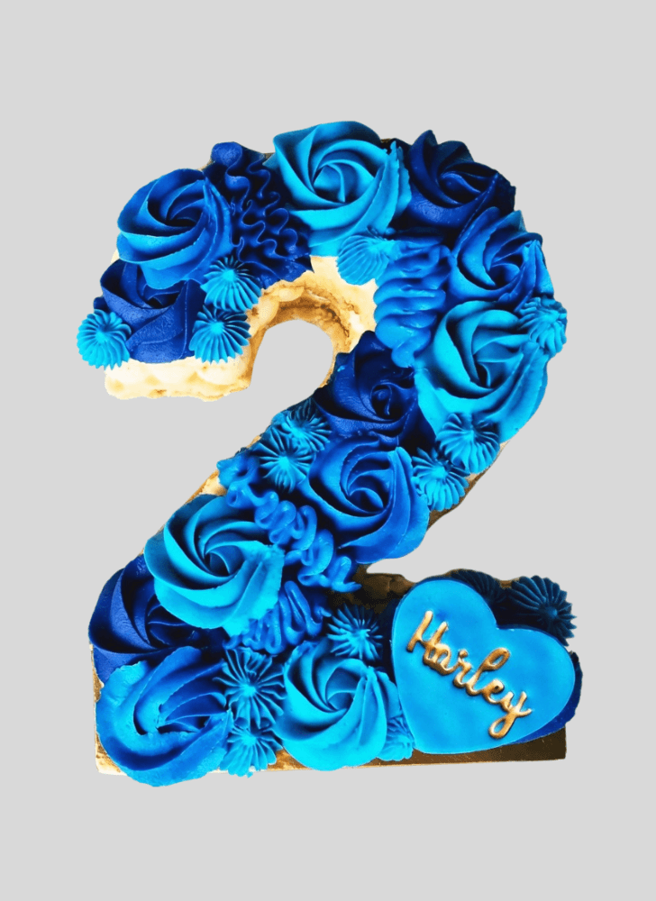Stunning Number Cake