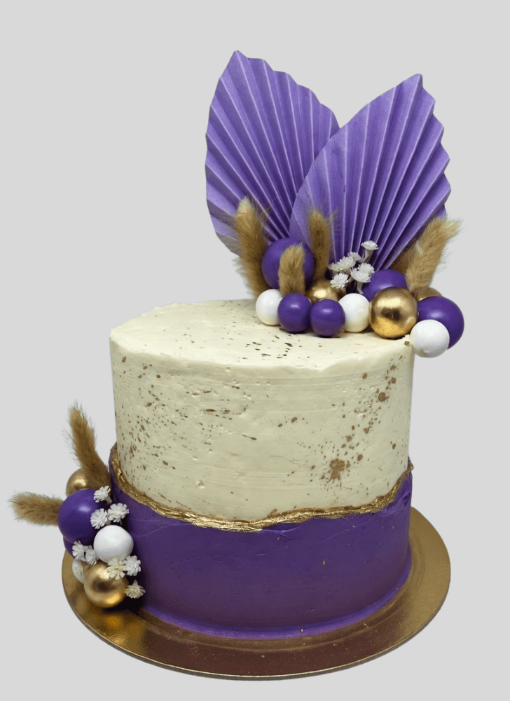 Alluring Purple Cake