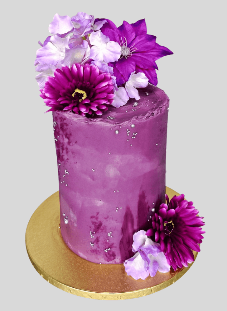 Angelic Purple Cake