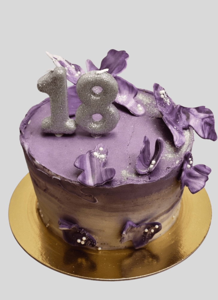 Appealing Purple Cake