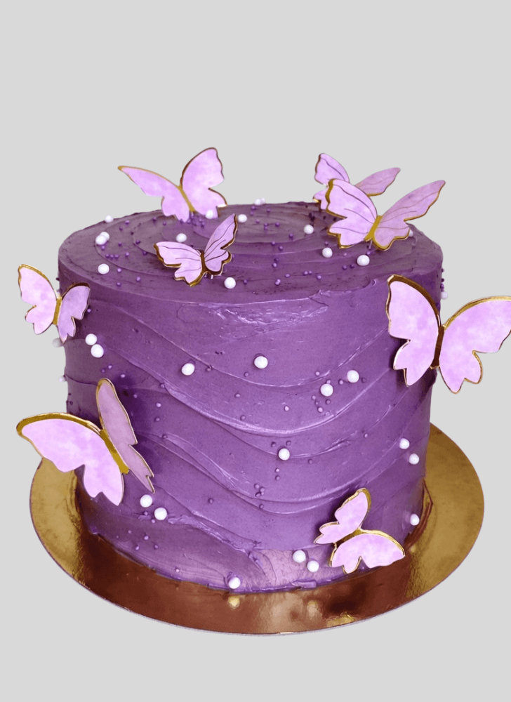 Cute Purple Cake