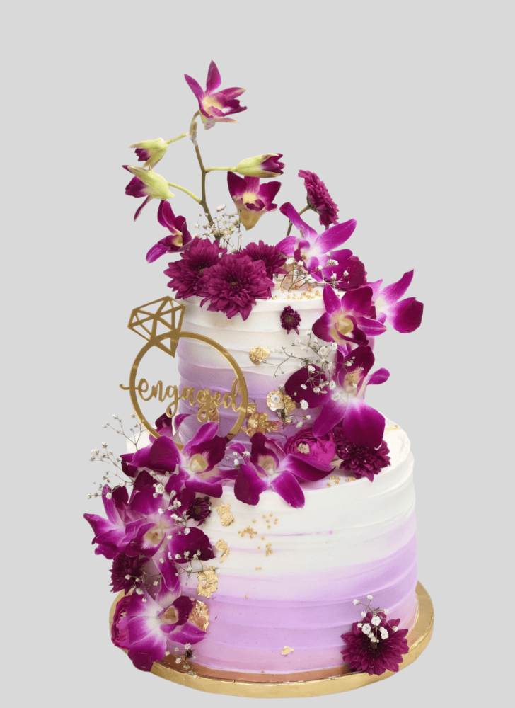 Dazzling Purple Cake