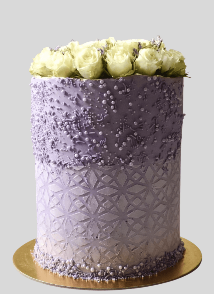 Delightful Purple Cake