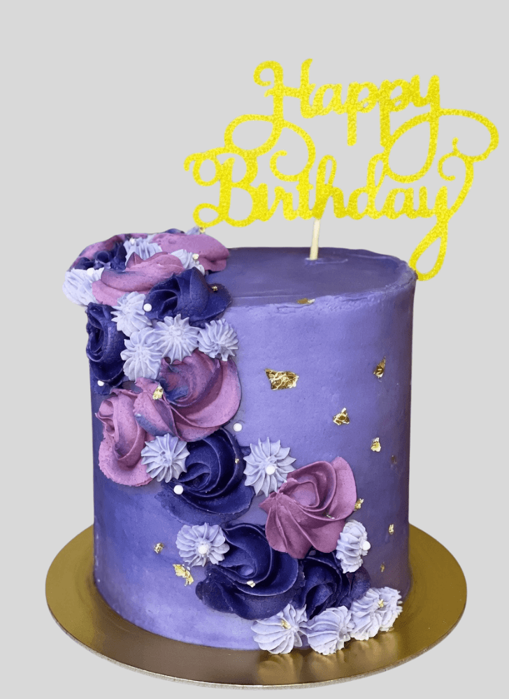 Elegant Purple Cake