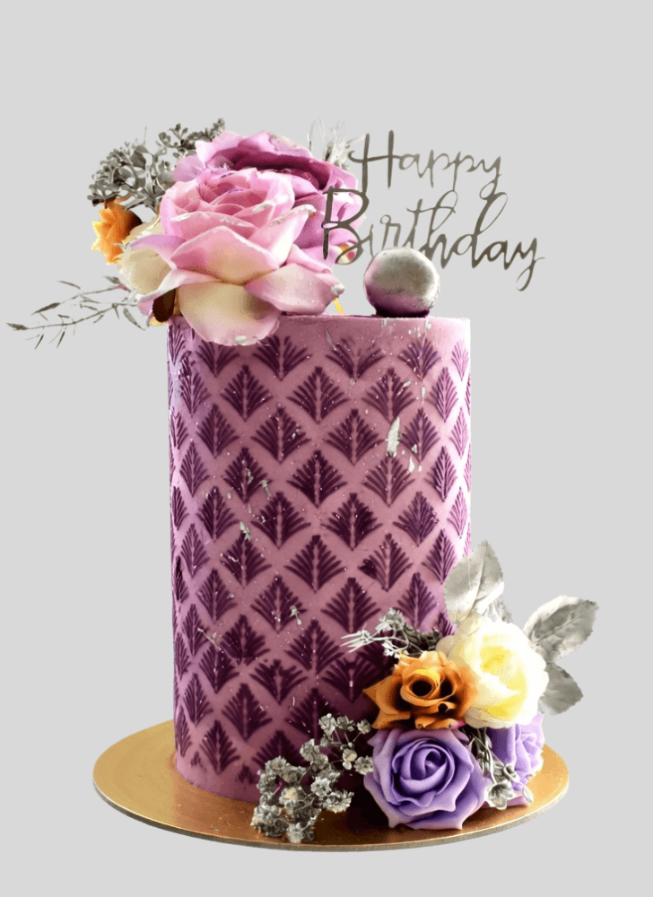 Enticing Purple Cake