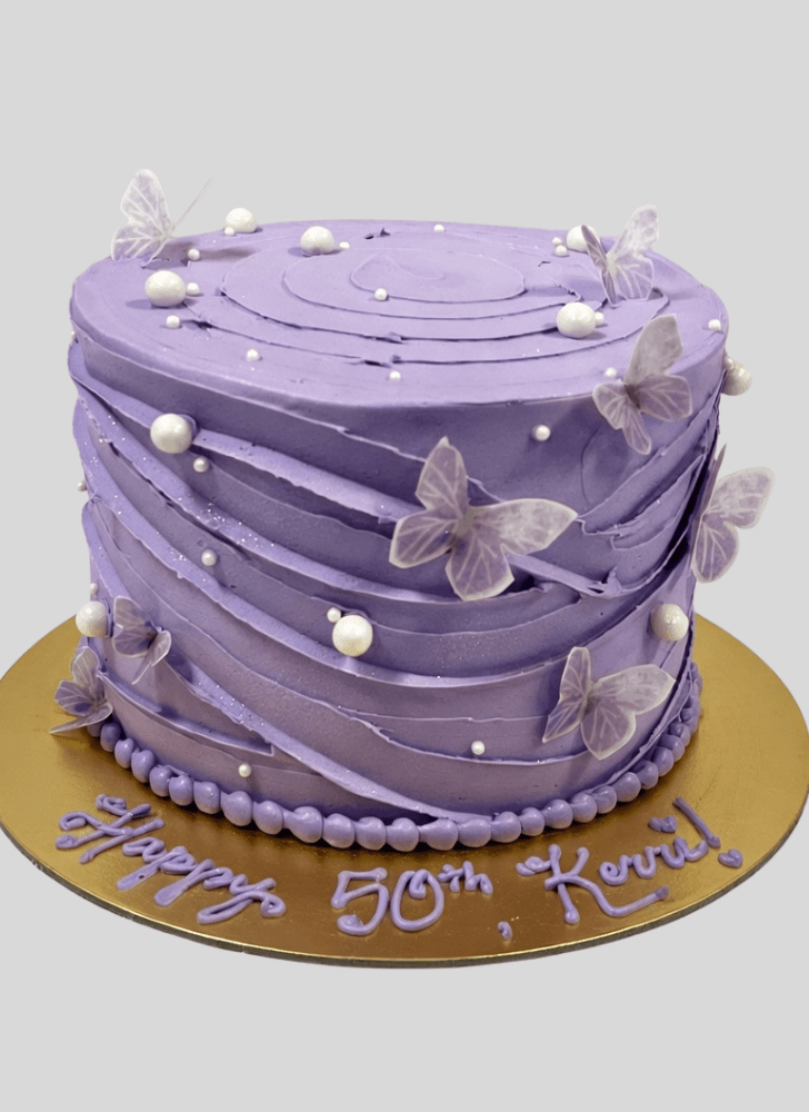 Handsome Purple Cake