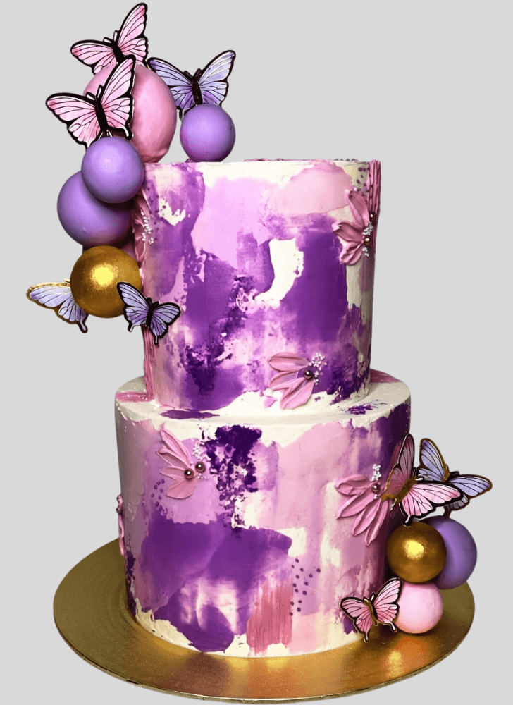 Pretty Purple Cake
