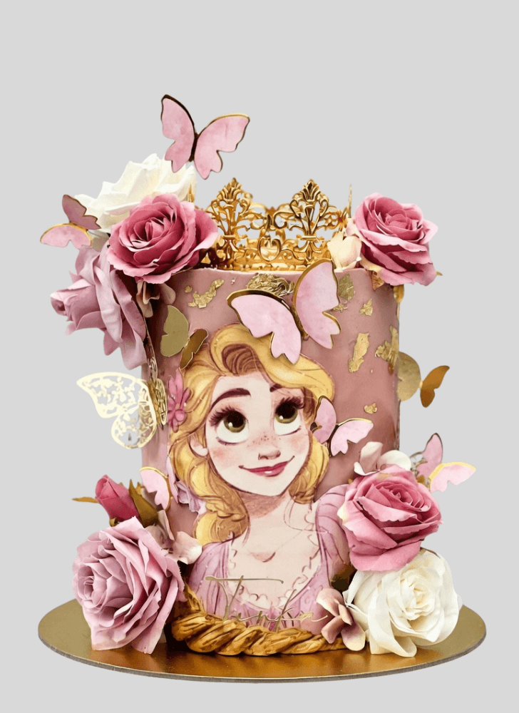 Admirable Rapunzel Cake Design