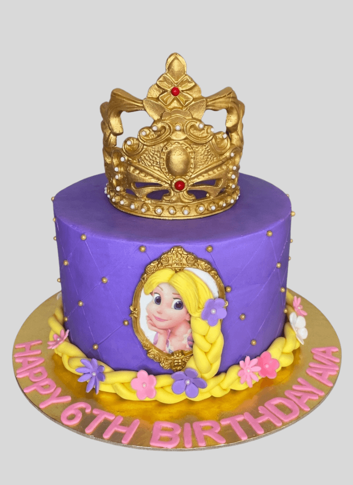 Cute Rapunzel Cake