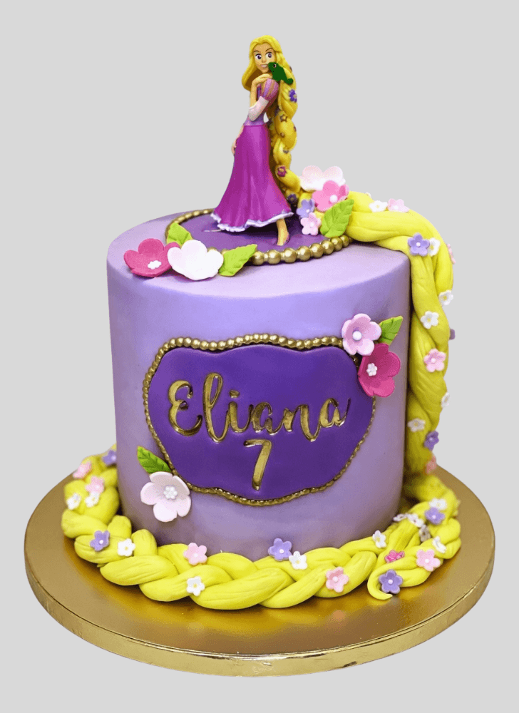 Graceful Rapunzel Cake