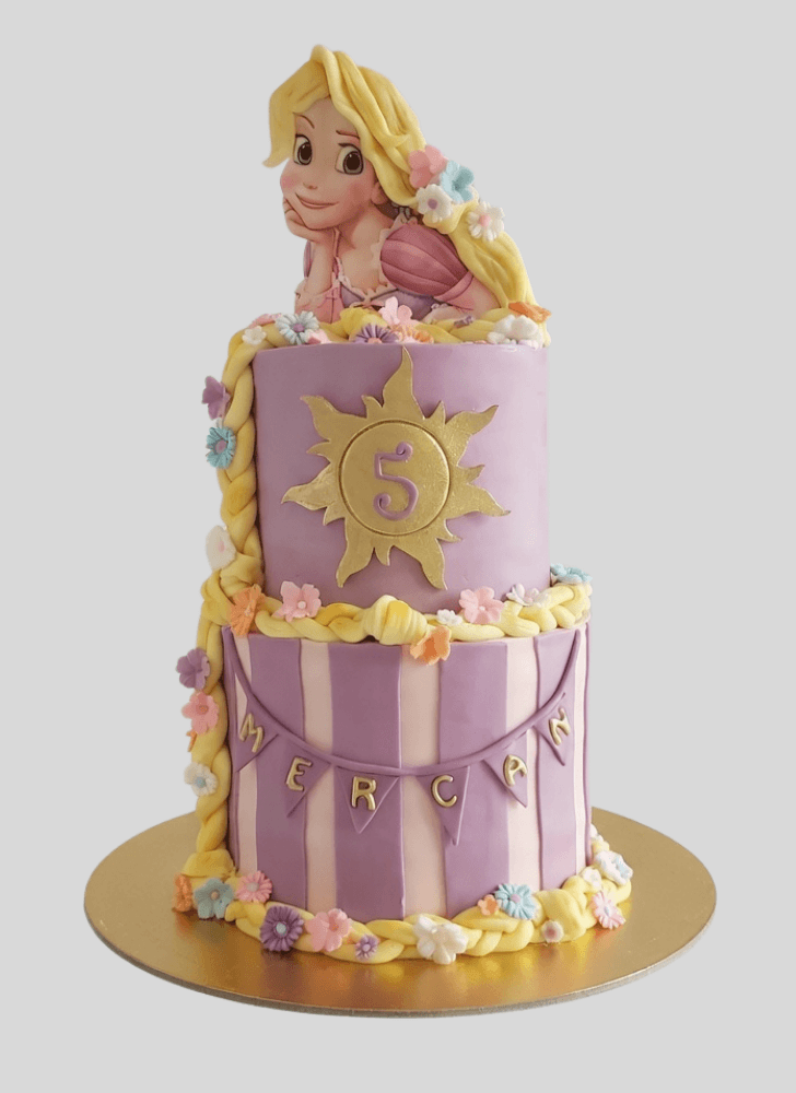 Pleasing Rapunzel Cake