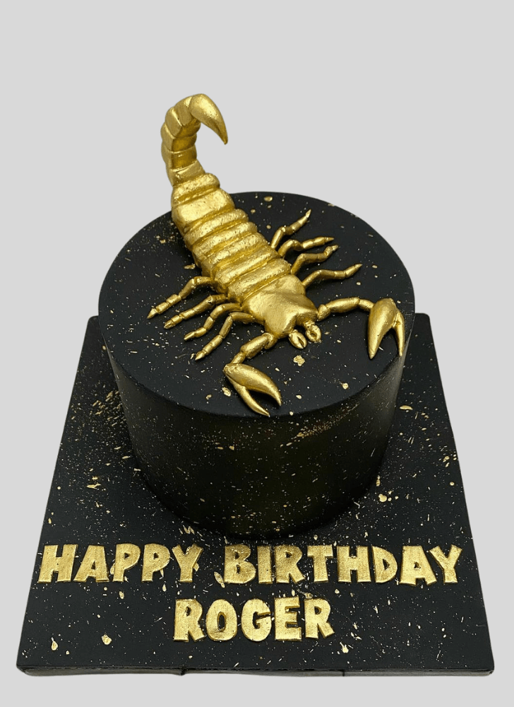 Adorable Scorpion Cake