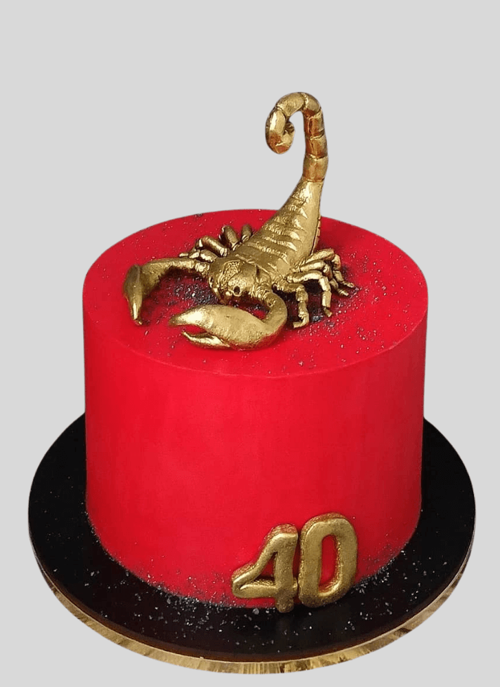 Charming Scorpion Cake